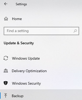 Setting up File History on Windows 10
