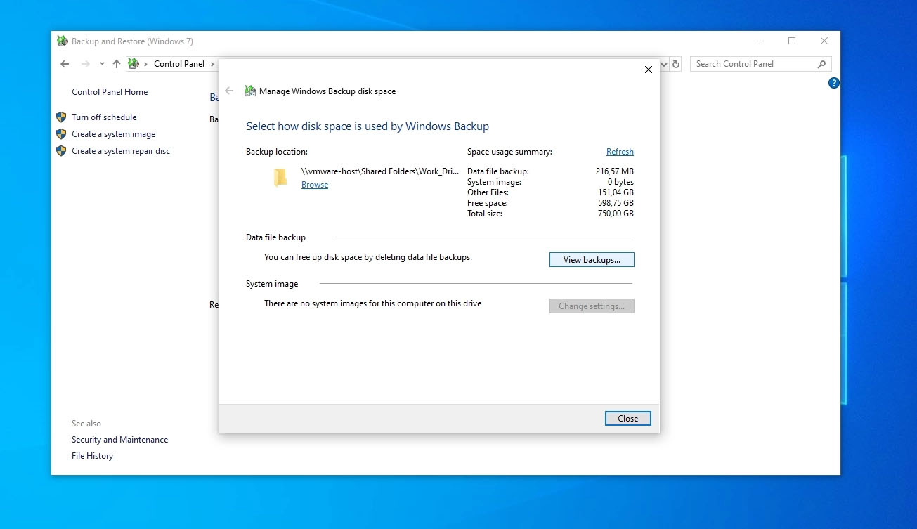 You can gain back some storage space by deleting older backups.