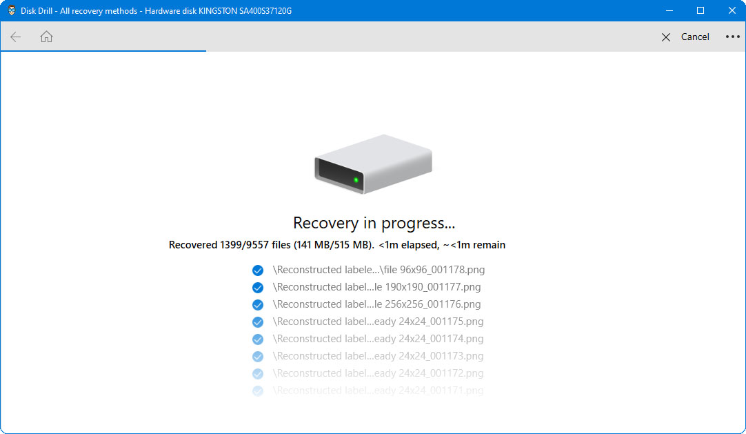recover files from RAW external hard drive