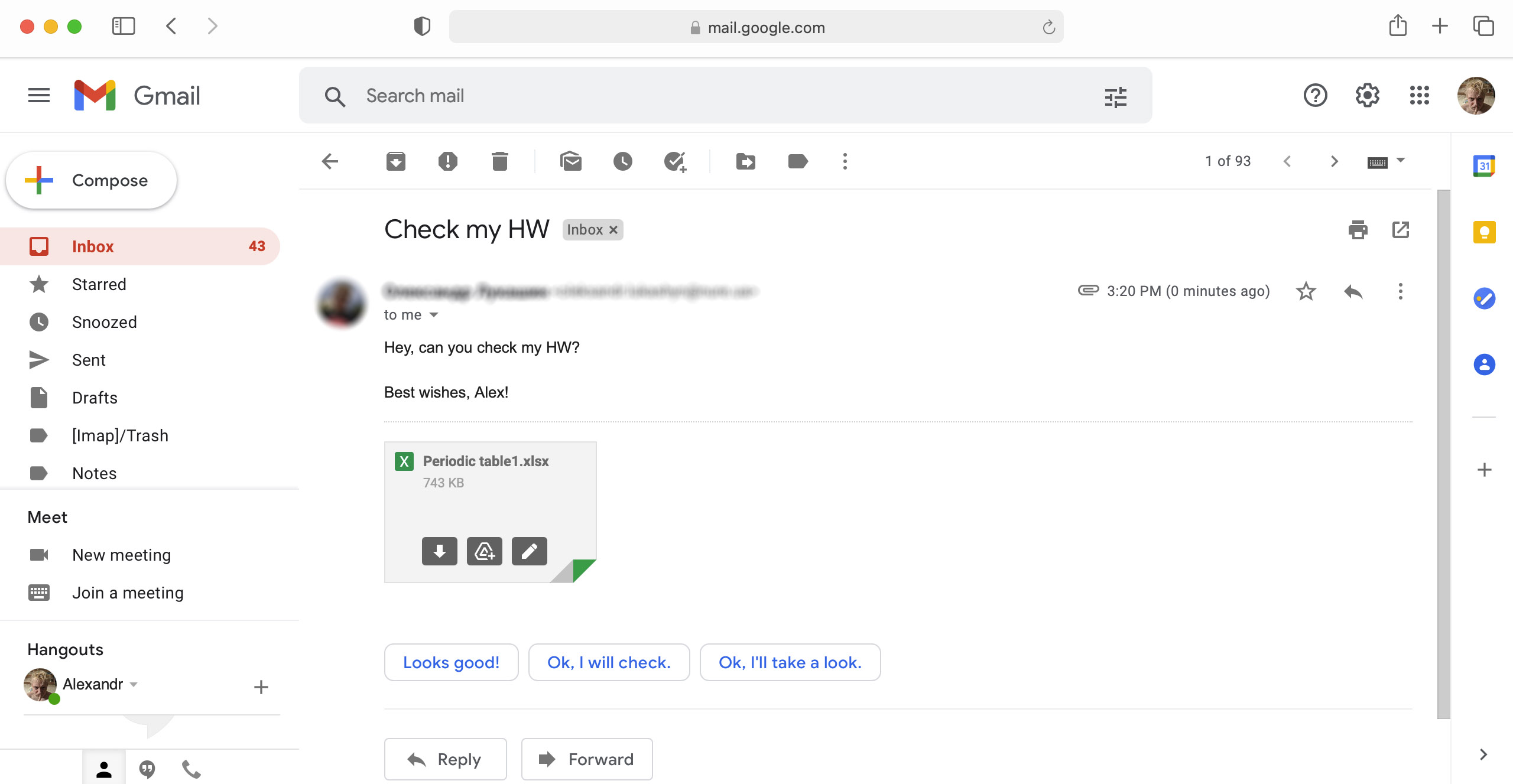 Search your email attachments