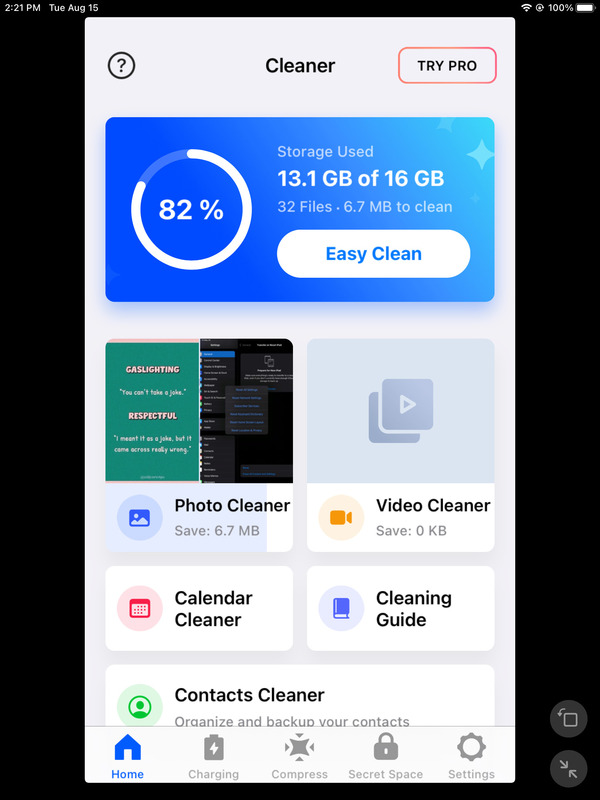 Cleaner for iphone