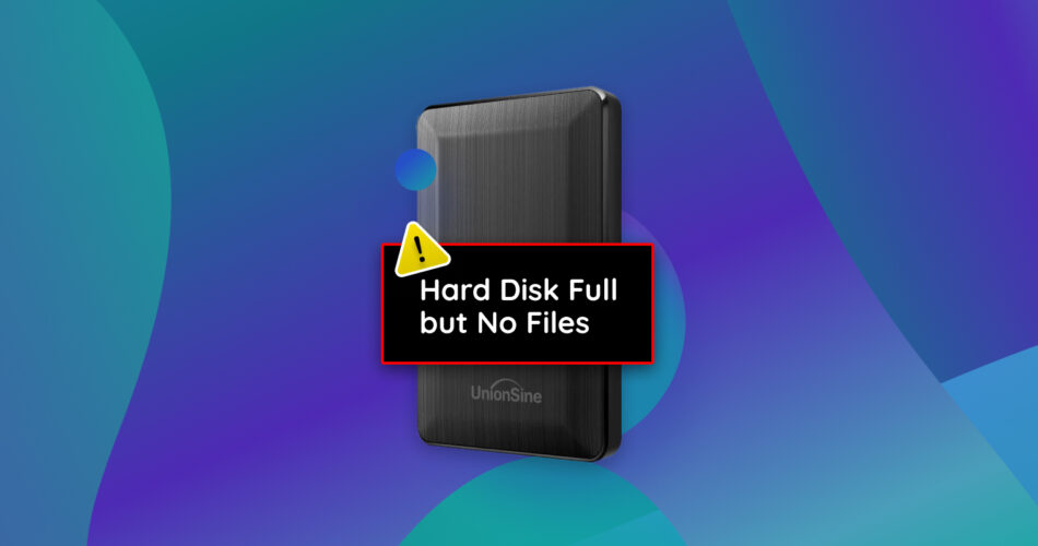 Hard Disk Full But No Files