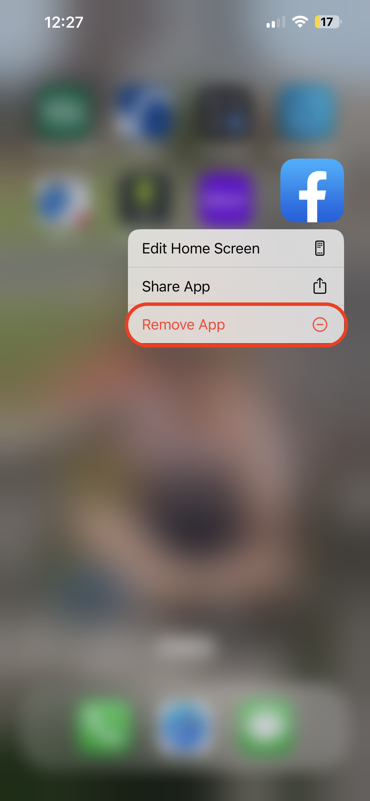 remove app from iPhone